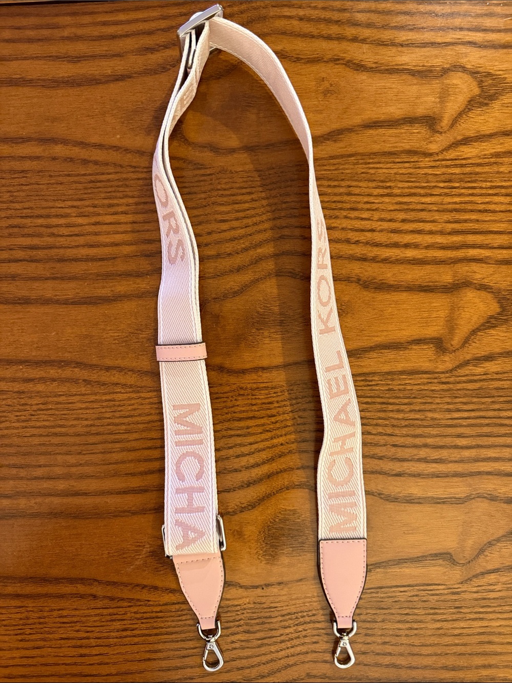 Michael Kors Pale Pink Branded Adjustable Shoulder Strap